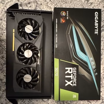 GIGABYTE EAGLE GeForce RTX 3070 8GB GDDR6 RGB HDMI PCIe x16 GPU