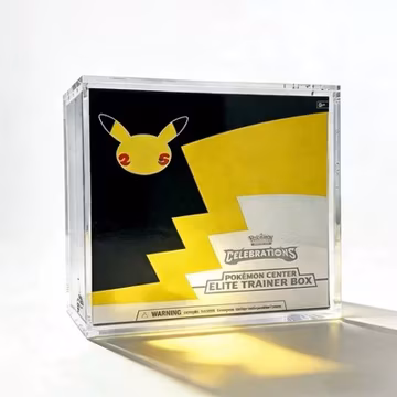 Acrylic Display Case Pokémon Celebrations 25th Anniversary PC ETB Elite Trainer