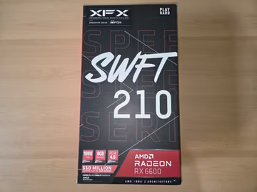 XFX Speedster SWFT 210 AMD Radeon RX 6600 8GB GDDR6 PCIe x16 HDMI DP
