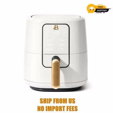 Beautiful 3 Qt Air Fryer with TurboCrisp Technology, EverGood Ceramic Nonstick C