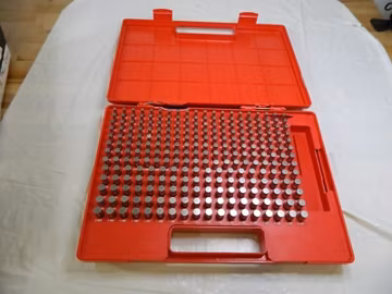 Class ZZ Plug Gage Set: 0.251 to 0.5 Range, 250 Pc 616-81216 DAMAGED CASE