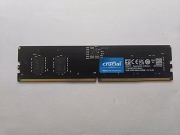 Crucial 8GB DDR5-4800 UDIMM CL40 288-Pin RAM CT8G48C40U5.M4A1