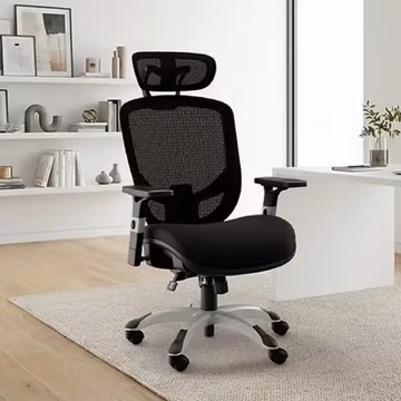 Staples Hyken XL Ergonomic Fabric Swivel Big & Tall Chair, Black (ST63145)
