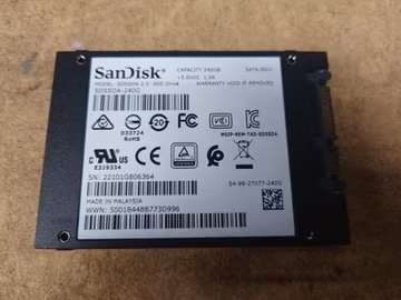 SanDisk SSD PLUS 240GB 2.5" SATA III SSD SDSSDA-240G Tested & Formatted