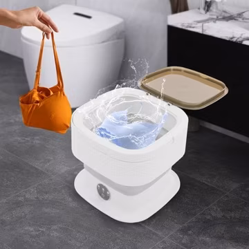 Portable Washing Machine Mini Washer Foldable Washer and Spin Dryer Small Travel