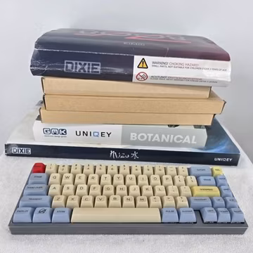 KBDfans Custom Mechanical Keyboard Bundle GMK Botanical Mizu 8008 Keycaps