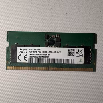 SK hynix DDR5 SO-DIMM 8GB 1x8GB PC5-5600B RAM Module HMCG66AGBSA095N
