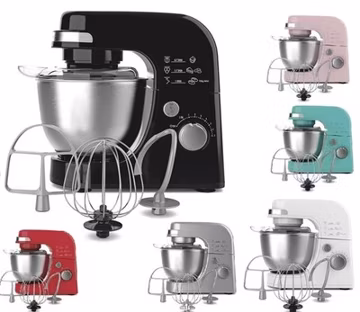 Hamilton Beach Stand Mixer 4-Qt 7-Speed Black w/ Dough Hook/Whisk + Flat Beater