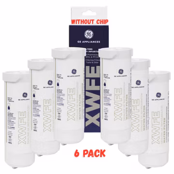 1-6 Pack GE XWFE Replacment Refrigerator Water Filter Without Chip, New in box