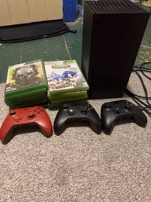 Xbox Series X 1TB Console + 3 Controllers + 13 games