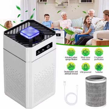 Large Room Air Purifier Home HEPA Washable Filter Air Cleaner for Allergies Pets