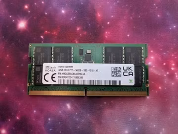 USED SK Hynix DDR5 SODIMM 32Gb 2Rx8 PC5-5600B-SB0-1010-XT HMCG88AGBSA095N AA