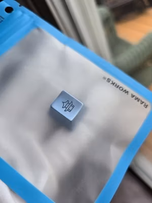 RAMA WORKS x GMK Fuji - Pagoda Aluminum Artisan Cherry MX Keycap - NEW SEALED