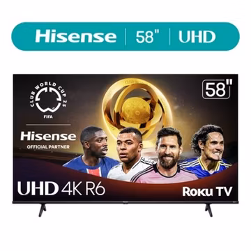 Hisense R6 Series 58" 4K UHD Smart LED TV with Roku & HDR
