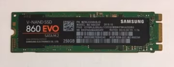 SAMSUNG MZ-N6E250 V-NAND 860 EVO SATA M.2 250GB Solid State Drive
