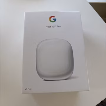 Google Nest WiFi Pro G6ZUC GA03030-US Wi-Fi 6E Router Snow.