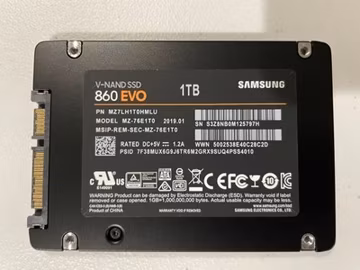 Samsung 860 EVO 1 TB V-NAND SSD 2.5" SATA III MZ-76E1T0 Solid State Hard Drive