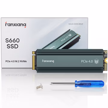 Fanxiang M.2 SSD 1TB 2TB 4TB NVMe Heatsink Gen4x4 Internal Solid Hard Drive Lot