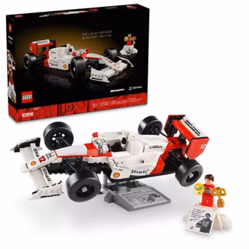 LEGO 6470464 Icons McLaren MP4/4 & Ayrton Senna Model Race Car for Adults 10330