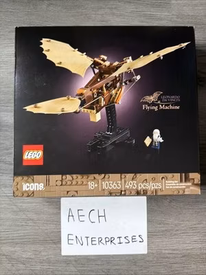 LEGO Icons Leonardo Da Vinci's Flying Machine 10363 493 pcs 18+