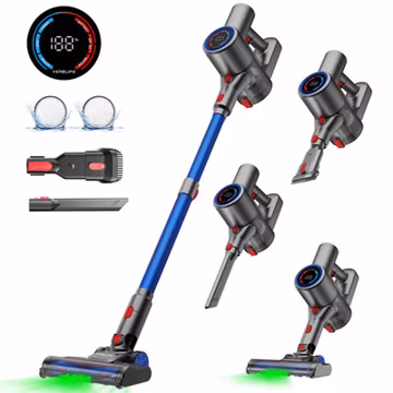 VersLife Cordless Stick Vacuum Cleaner, 40kPa Suction, 500W Brushless Motor,