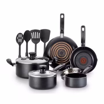 T-fal 12pc Simply Cook Nonstick Cookware Set: Kitchen Pan & Pot Set