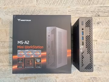 MINISFORUM MS-A2 Ryzen 9 9955HX 96GB RAM (Crucial) 256GB SSD Dual 10G SFP+