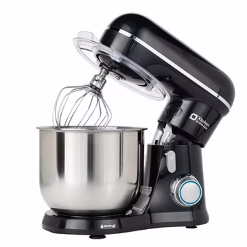 Kitchen in the Box Stand Mixer 10-Speed Compact Design black For 1-2 People