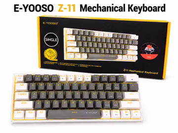 E-YOOSO Z-11 89-Key Mechanical Gaming Keyboard Red Switch USB-C LED Backlit