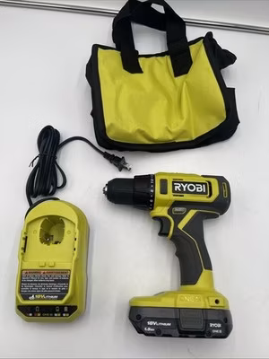 Ryobi ONE+ PCL206 18V 1/2" Cordless Drill Driver w/ Battery + Charger