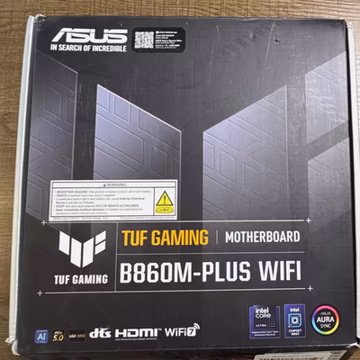 ASUS TUF GAMING B860M-PLUS WIFI MicroATX Intel LGA1851 DDR5 M.2 PCIe