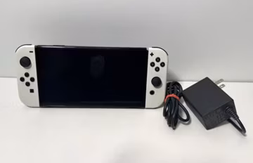 Nintendo Switch OLED bundle White Console w/ Joy-Con, 64GB OLED Screen
