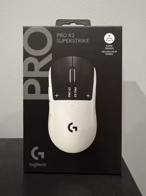 Logitech - PRO X2 SUPERSTRIKE LIGHTSPEED Lightweight Wireless Gaming Mouse