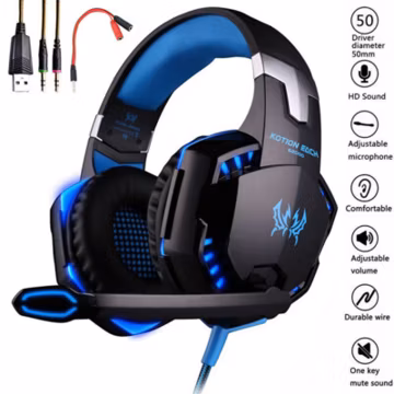Gaming Headset with Mic Stereo Surround Headphone For PS4 Xbox One PC Gamer USA