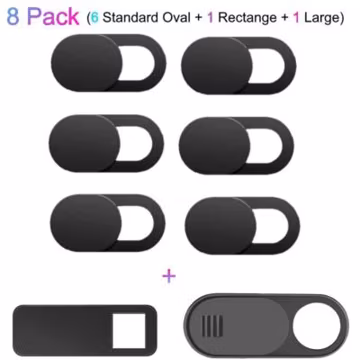 8PCS WebCam Cover Slide Camera Privacy Security Protect Sticker For Phone Laptop