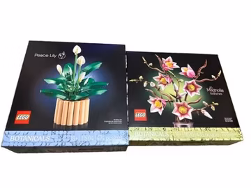 LEGO Botanicals Magnolia Branches (11510) LEGO Peace Lily 11504 2 Legos Sets NEW