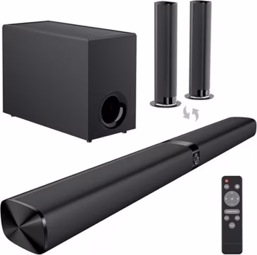 Cowin SoundBar for Smart TV, 120W Output with Subwoofer, Bluetooth 5.0, 3