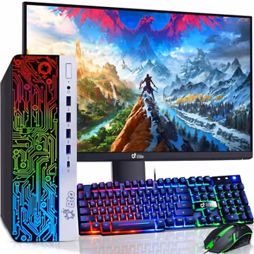 HP RGB G3 Gaming Desktop PC i5-6th 16GB 1TB SSD 2TB HDD 22" LED NVIDIA GTX Win11