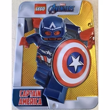 Lego Marvel Captain America metal box (Rectangular) 242506
