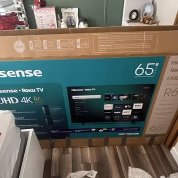 Hisense R6 Series 65in 4K UHD LED Roku Smart TV w/ Game Mode, Netflix