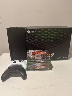 Microsoft Xbox Series X 1TB Bundle w/ Box, 2 Controllers & Games