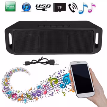 LOUD Bluetooth Speaker Wireless Waterproof Outdoor Stereo Bass USB/TF/FM Radio