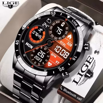 🔥Military Smart Watch for Men(Call Receive/Dial)Rugged Tactical Fitness Tracker