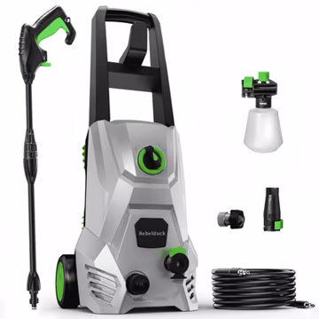 Rebelduck PW01GG 4000 PSI Electric Pressure Washer, 2.6 GPM, 4-in-1 Adjustable