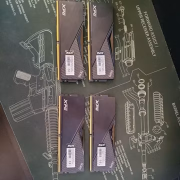 XPG Lancer 32GB 2x16GB DDR5 5200 CL38 XMP EXPO Black Desktop Memory
