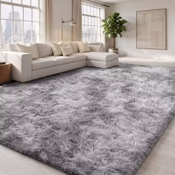 Large Soft Plush Shag Rug – Non-Slip Area Carpet for Living Room & Bedroom