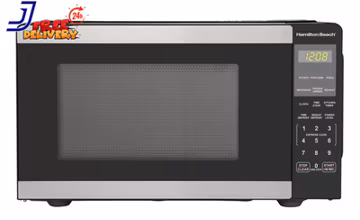 0.9 Cu Ft Countertop Microwave Oven, 900 Watts, Stainless Steel, New
