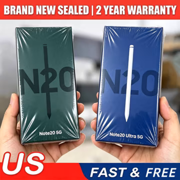 New in Box Samsung Galaxy Note20 Ultra 5G/ Note20 5G Unlocked 2Year WARRANTY