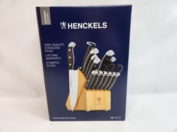 Henckels 15 Piece Knife Set w/ Block 13550-005 1013661 Knives German Engineered