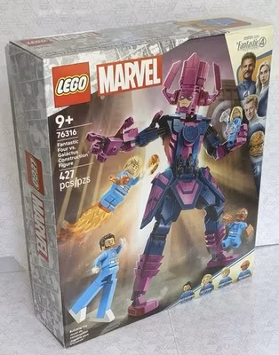 🔥New/Sealed LEGO Marvel Fantastic Four vs Galactus Construction Figure (76316)